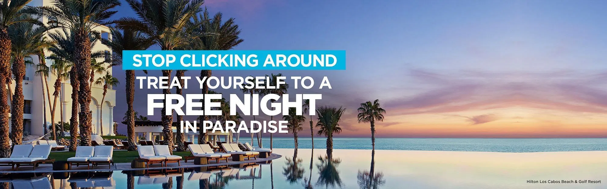 4th Night Free at Hilton Resorts. - Cover Image