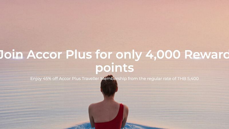 Get Accor Plus for only 4000 points