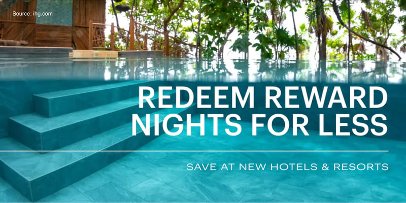 Book an award night for 15% less IHG reward points at newly opened hotels. - Cover Image
