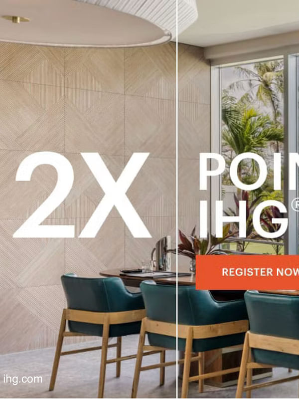 IHG Business Rewards: Get 2x points for stays, events, and meetings at IHG hotels. - Cover Image