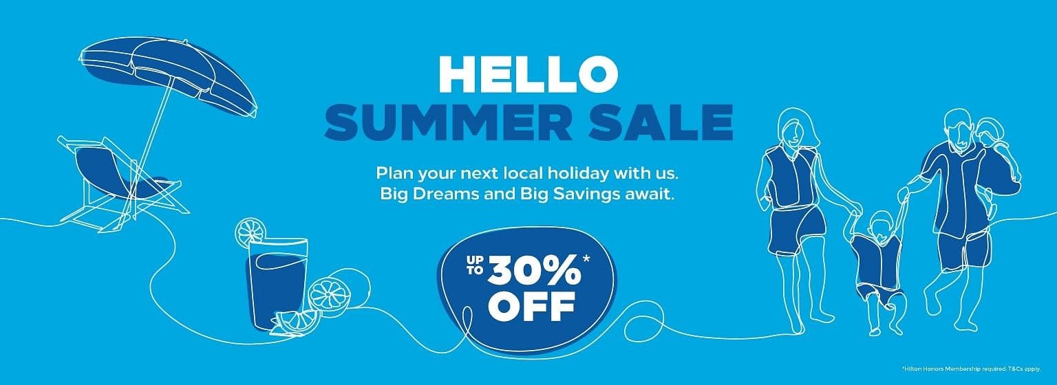 Hilton Summer Sale: 30% off in South East Asia - Cover Image