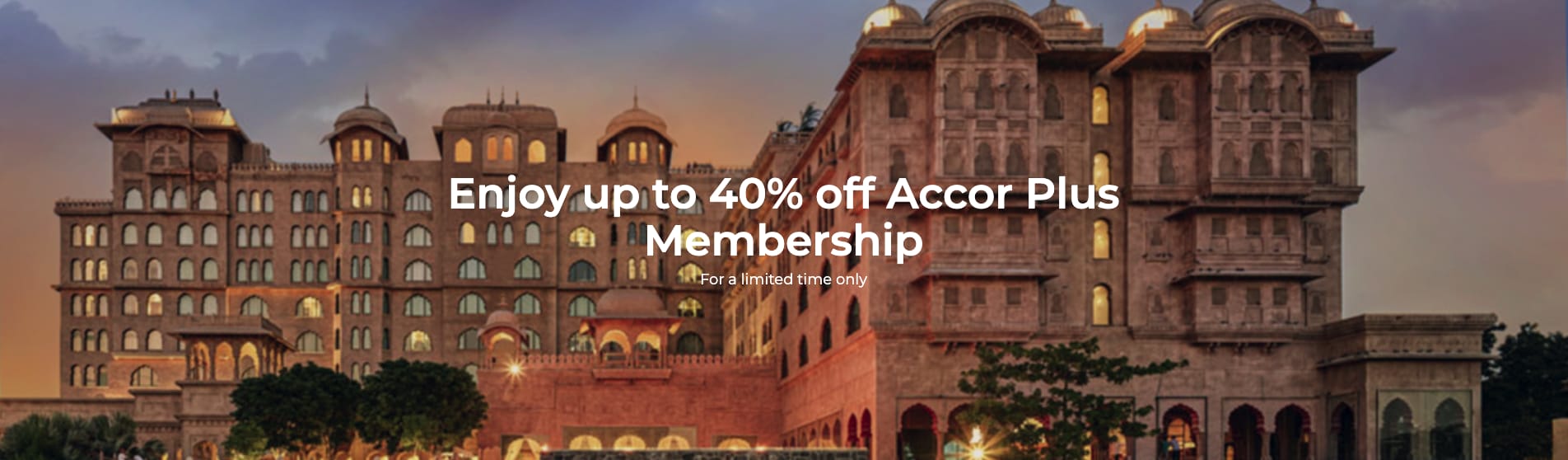 For a limited time, get up to 40% off on Accor Plus memberships - Cover Image