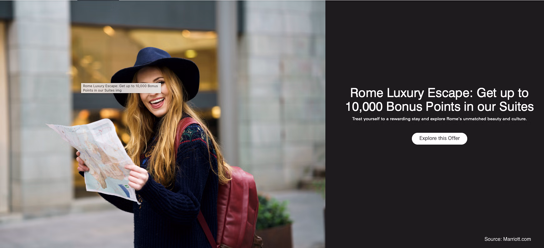 Get 10,000 bonus points per stay at Marriott hotels in Rome.  - Cover Image