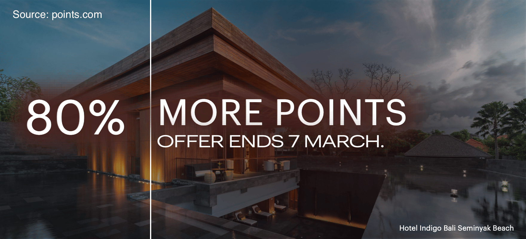 IHG points sale continues with a reduced bonus of 80%. - Cover Image