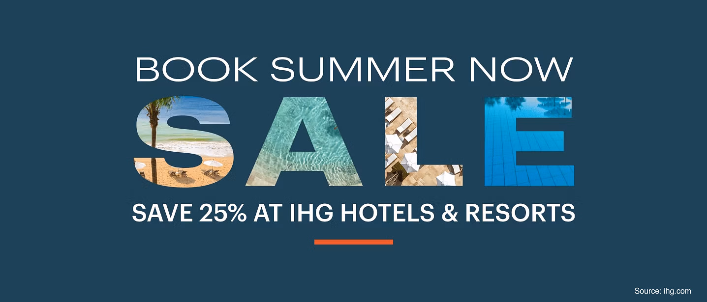 IHG Summer Sale: Get a flat 25% off at several destinations in the Americas, and Asia Pacific. - Cover Image