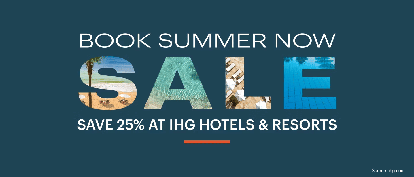 IHG Summer Sale: Get a flat 25% off at several destinations in the Americas, and Asia Pacific. - Cover Image