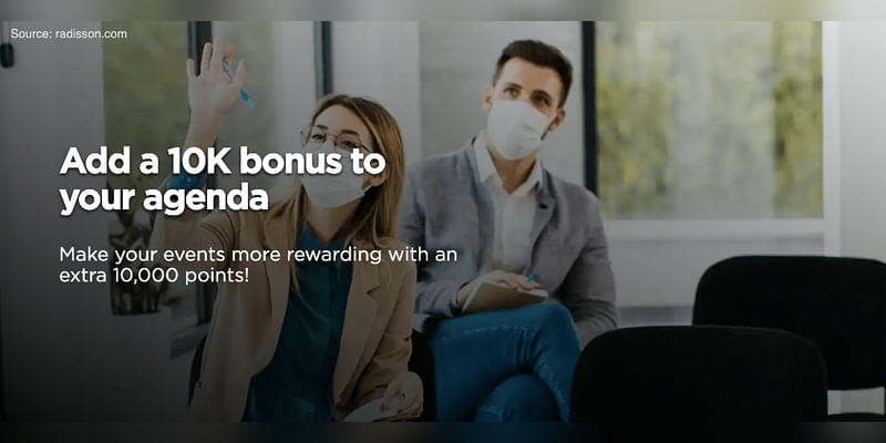Get 10,000 bonus points per meeting or event - Cover Image