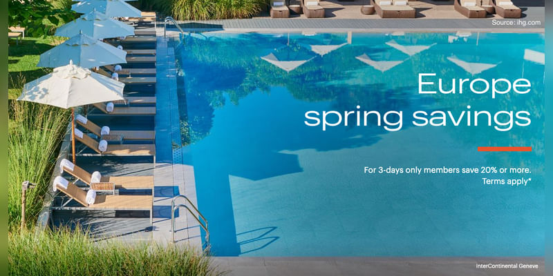 IHG announces a 3-day only flash sale for the UK, Ireland, Europe, and Maldives. - Cover Image