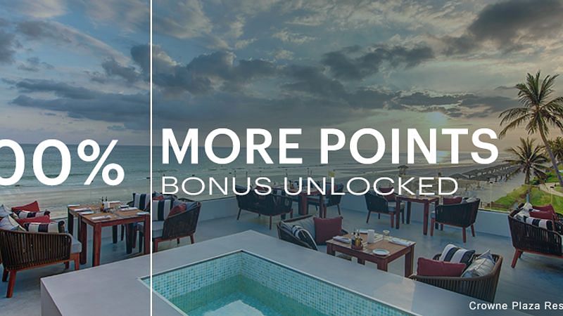 100% bonus points on buying points