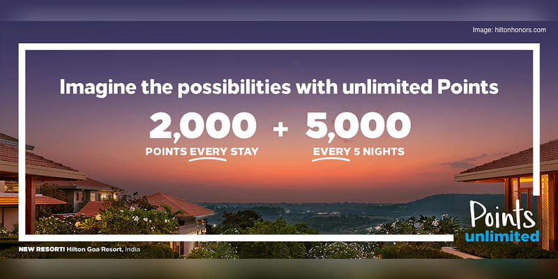 Get 2000 points per stay with Hilton Points Unlimited - Jan to May 2021 - Cover Image
