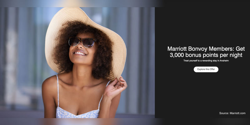 Get 3000 bonus points per night at Marriott hotels near Disneyland Anaheim. - Cover Image