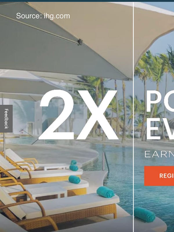 IHG Global Promotion: Get 2x points on stays worldwide. Plus 2000 bonus points. - Cover Image